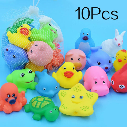 10Pcs/Set Cute Animal Bath Toys For Children