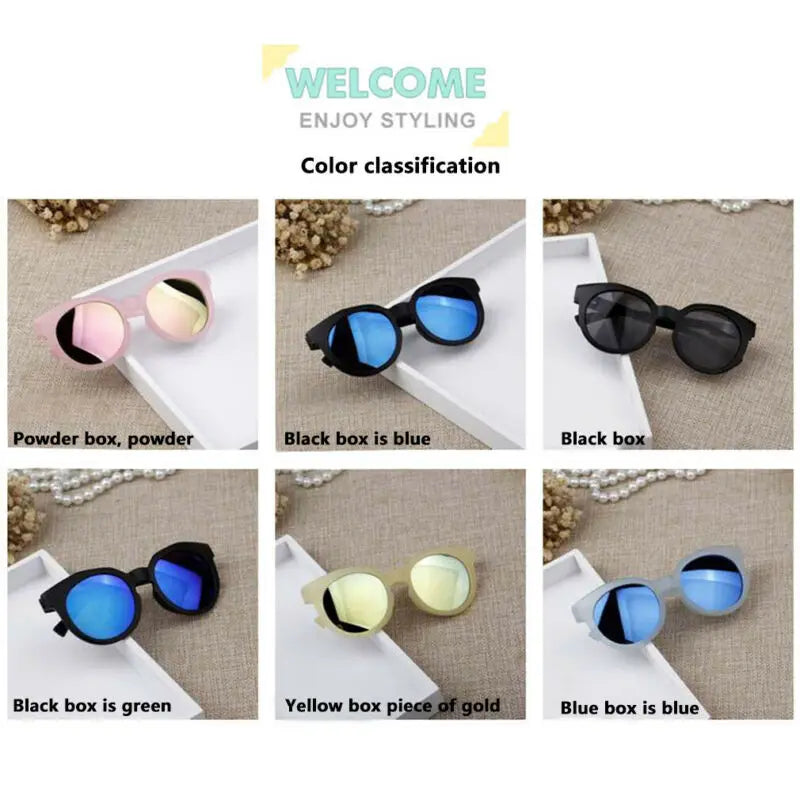 Children's Boys Girls Kid Sunglasses Shades Bright Lenses UV400 Protection