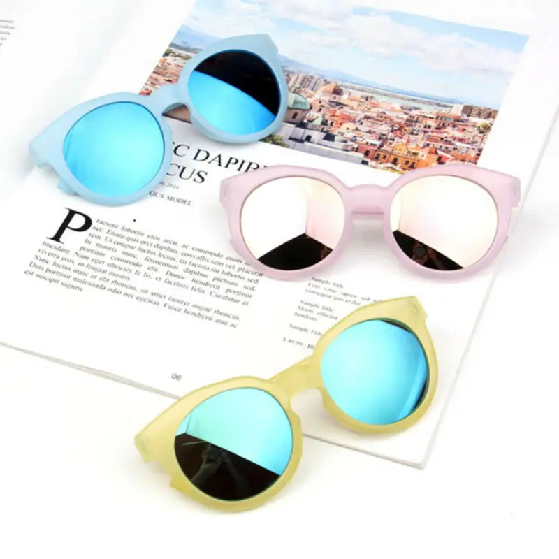 Children's Boys Girls Kid Sunglasses Shades Bright Lenses UV400 Protection