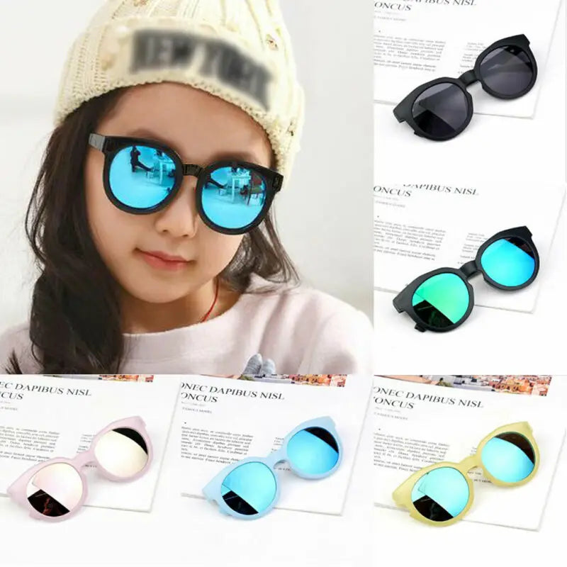 Children's Boys Girls Kid Sunglasses Shades Bright Lenses UV400 Protection