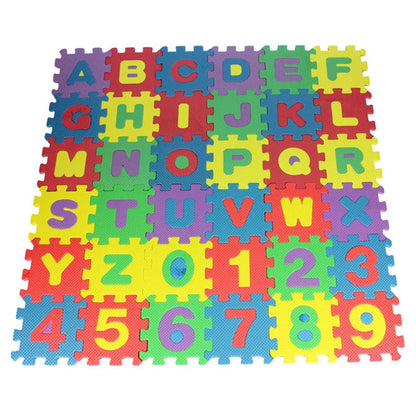 36pcs/set Montessori MINI 3D Baby Letters & Numbers