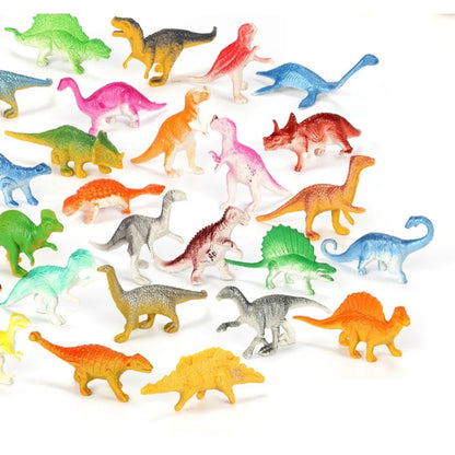 39Pcs/Lot Mini Dinosaur Figures