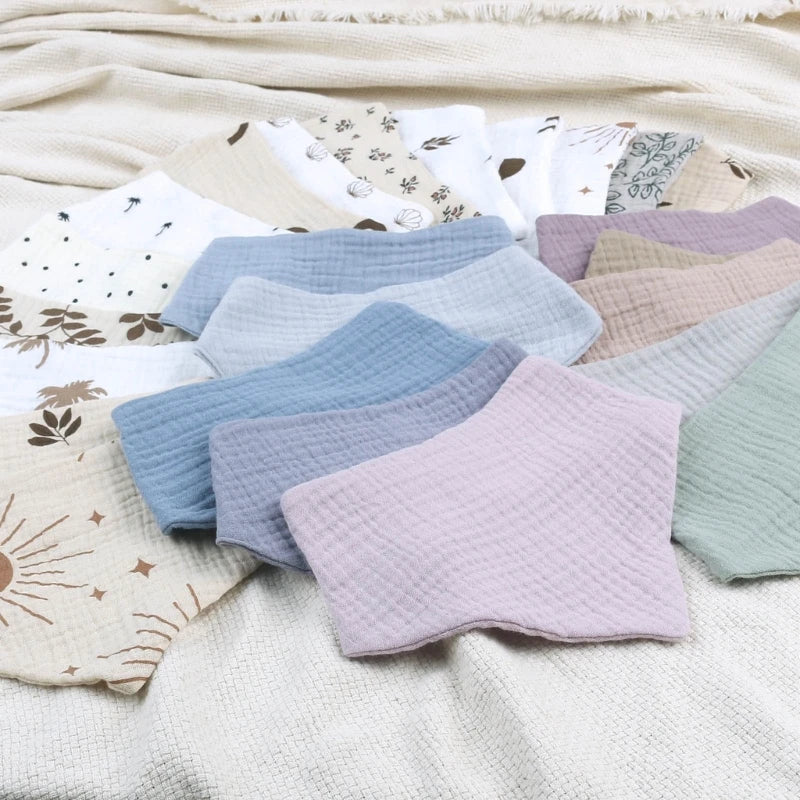 4Pcs/Lot Baby Cotton Bibs