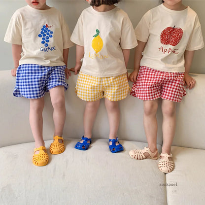 Toddler Cute T-shirts+Shorts COMBO - Casual Two Pieces Suits