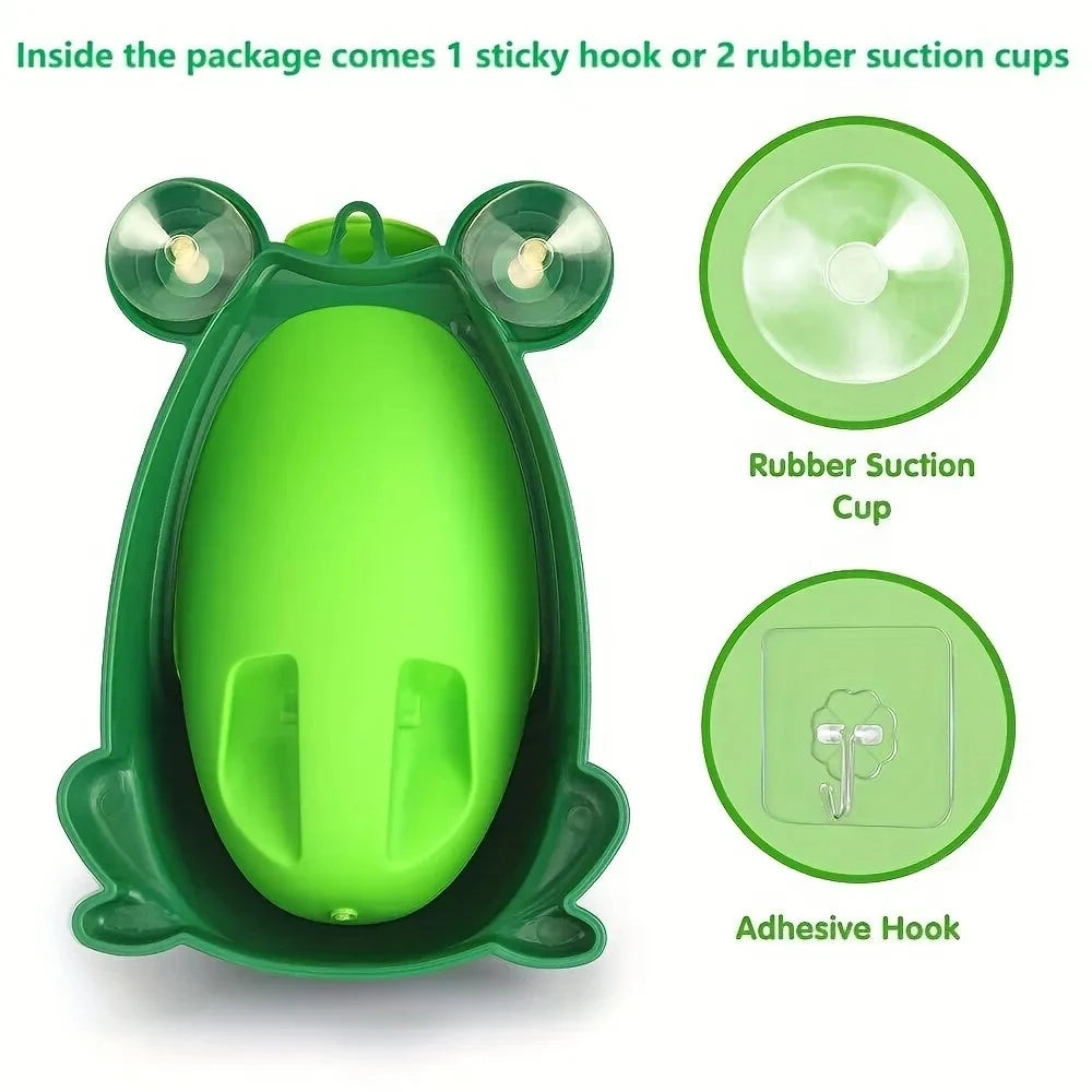 Cute Frog Potty Training Urinal With Fun Aiming Target