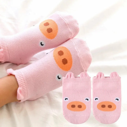 Baby Socks with Colorful Animals