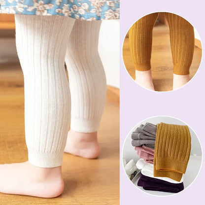 Spring & Autumn Pants for Girls & Boys - Leggings Solid Color & Cotton