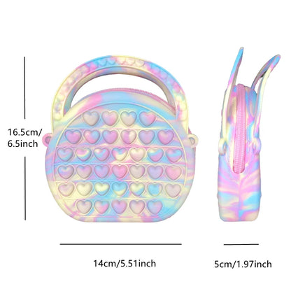 Pop Purse Silicone Sensory Push Pop Bubble Bag