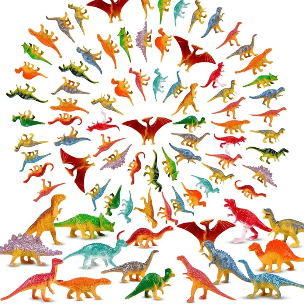 39Pcs/Lot Mini Dinosaur Figures