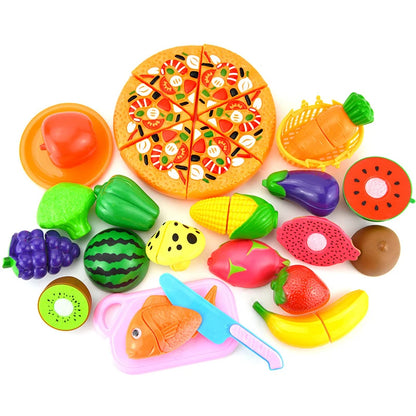 Simulated Plastic Kitchen Toys - Cutting Food Kids Toy