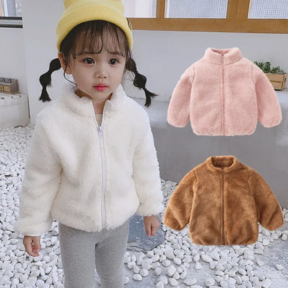 Winter Thermal Fleece Jacket for Children