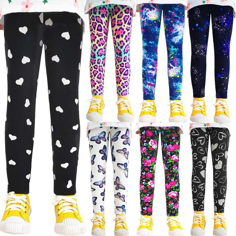 Girls Leggings - Slim Elasticity Pants