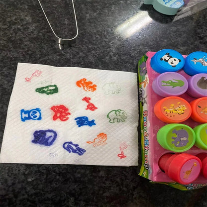 10pcs Assorted Stamps for Kids