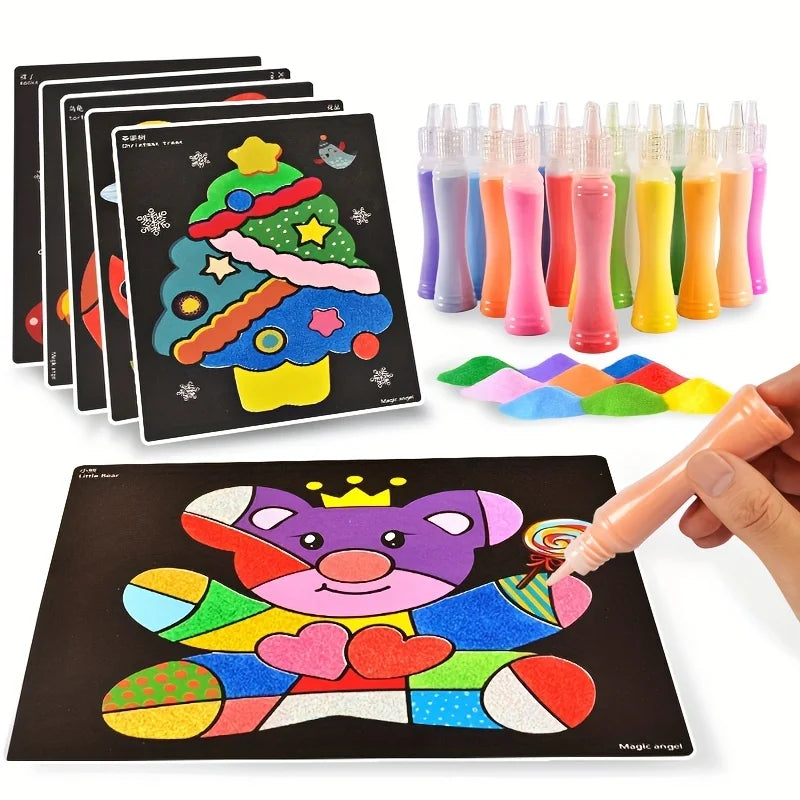 Sand Painting  & Scraping  Set Toys