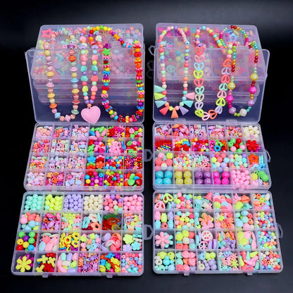 500pcs DIY Child Jewelry Bead Kit.