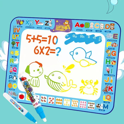 Magic Water Drawing Mat with Fluorescent Pen