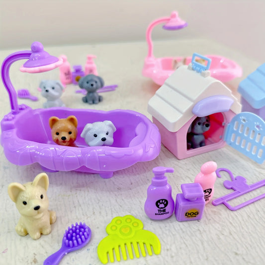 Cute Dog Pet Basket Family Toys