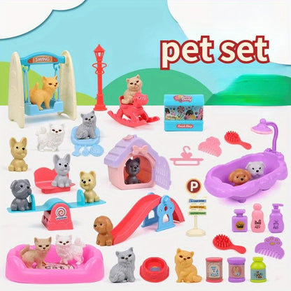 Cute Dog Pet Basket Family Toys