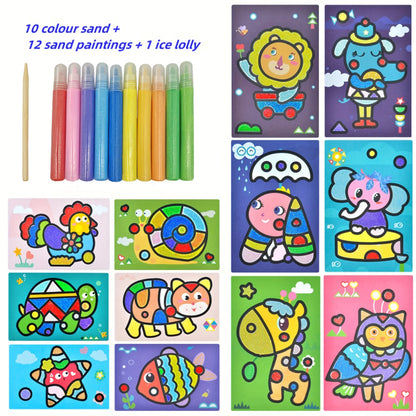 Sand Painting  & Scraping  Set Toys