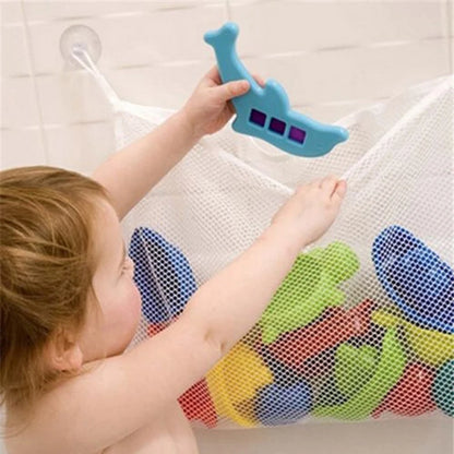 Kids Toy Storage Shower Mesh with Strong Suction Cups