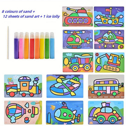 Sand Painting  & Scraping  Set Toys