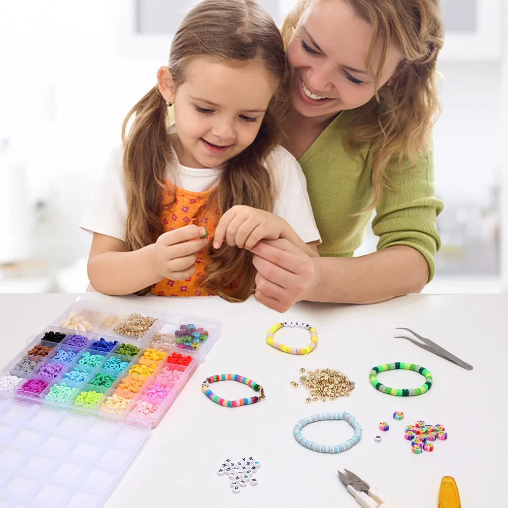 500pcs DIY Child Jewelry Bead Kit.