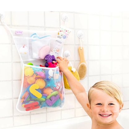 Kids Toy Storage Shower Mesh with Strong Suction Cups