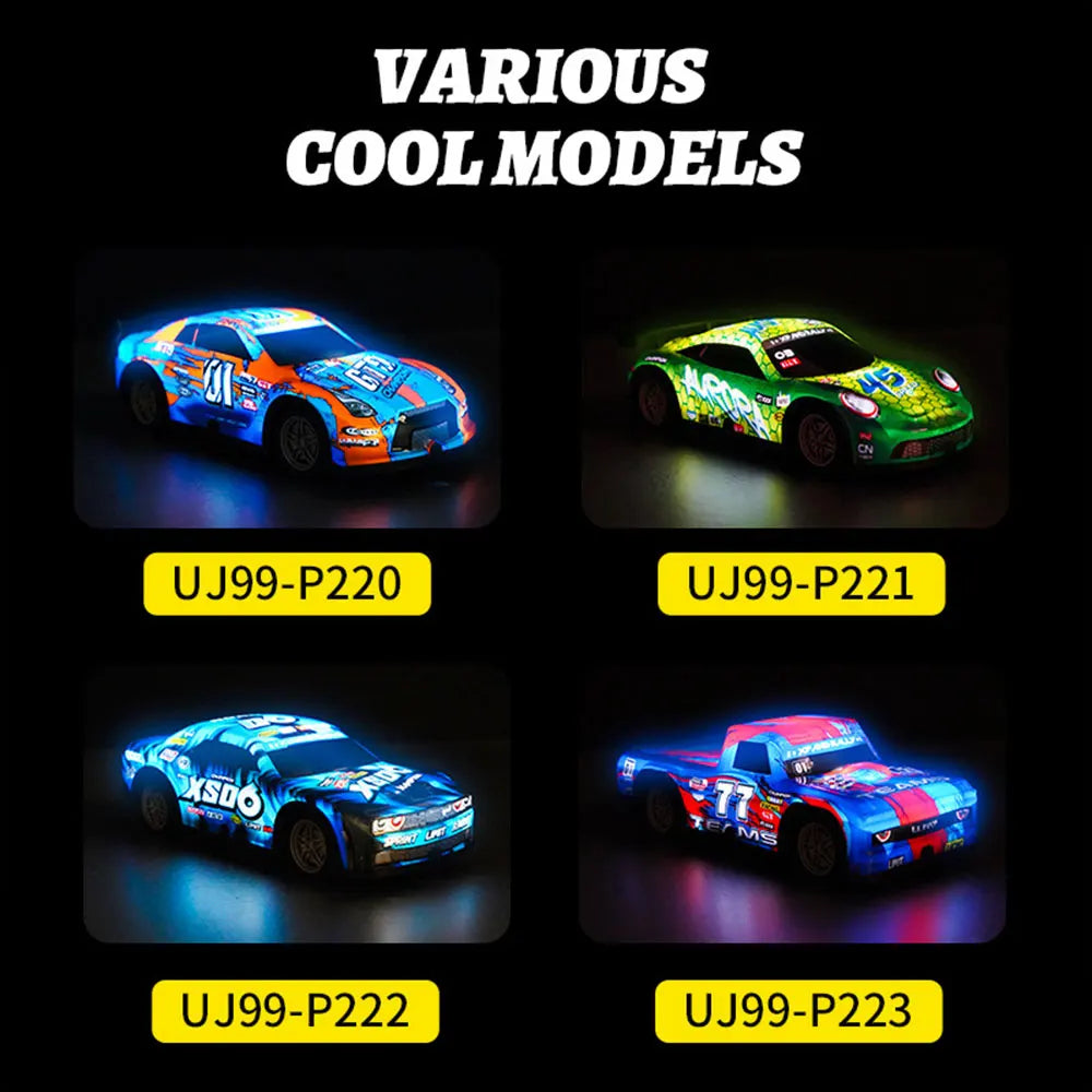 RC Cars With LED Light Remote Control