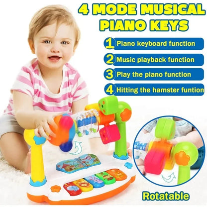 Baby Piano Toys with Light Sound, Musical Toys for Toddlers