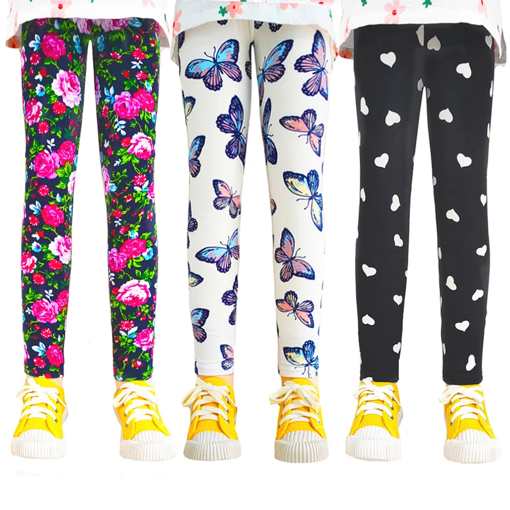 Girls Leggings - Slim Elasticity Pants