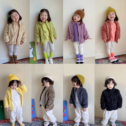 Winter Thermal Fleece Jacket for Children