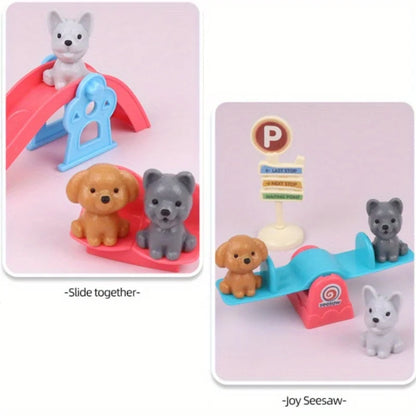 Cute Dog Pet Basket Family Toys