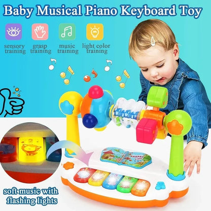 Baby Piano Toys with Light Sound, Musical Toys for Toddlers