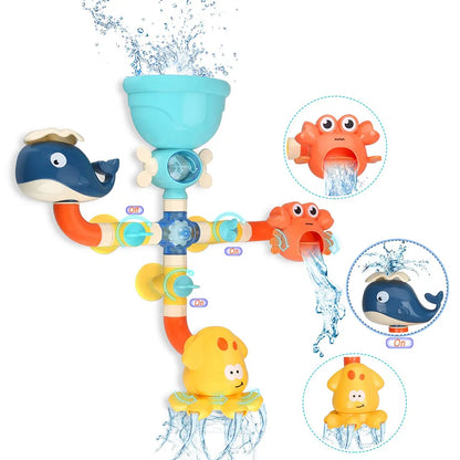 Pipes & Tubes for Bath Time, Water Game Spray